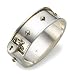 18k Gold and Sterling Silver Lock Bracelet