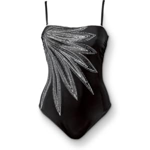 Buy Miraclesuit Avanti Be Leaf Me Bandeau Swimsuit by Eddie Bauer