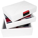 Union Jack mini Stackers Jewelry Box Storage for Charms Beads Earrings Chains Box Set of all 3 Trays