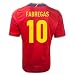 adidas #10 FABREGAS Spain Home 2011-13 Soccer Jersey (US Size: M)