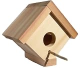 Western Red Cedar Wood Garden Bird House