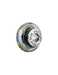 SilveRado(tm) SG15 Murano Glass Blue Illusion Bead / Charm