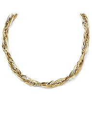 14k Yellow gold Leslies Polished Fancy Link Necklace