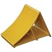 Vestil EALUM-YEL Extruded Wheel Chock, Aluminum, 7" Width, 8" Height, 10" Depth, Yellow