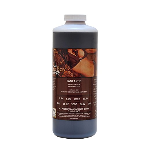 Tanfastic E Blend 6.5% DHA Sunless Airbrush Spray Tanning Solution 32oz