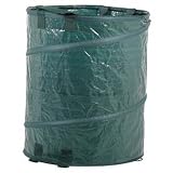 Siena Garden 596959 Gartensack 160l, Springrahmen, 140gr PP-Gewebe, 3 Griffe