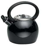 Copco Capri 1-1/2-Quart Enamel on Steel Teakettle, Black