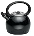 Copco Capri 1-1/2-Quart Enamel on Steel Teakettle, Black