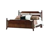 Queen Stanley Furniture Hudson Street Panel Bed in Warm Cocoa Finish