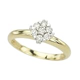 14K Yellow Gold 1/4 ct. Diamond Fashion Ring