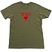 Tibet Dripping Heart T-Shirt, Army, M