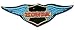 Honda Vintage Patch- Blue Wings- 4x1.5