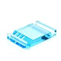 Hebron Tisch Halterung für Apple iPad Ultraportable (crystal-blau)
