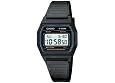 CASIO F28W-1 Casual Digital Watch with Black Resin Band