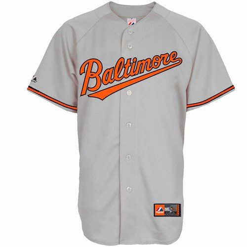 Men's Baltimore Orioles Cal Ripken Jr Cooperstown RC Synthetic Replica Baseball Jersey, Road Gray, Large
