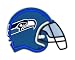 Seattle Seahawks Neon Sign Helmet