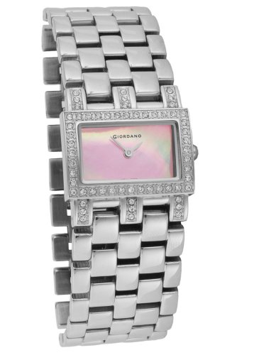 Giordano Rectangle Crystals Ladies Luxury Watch 2233-33