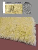 Flokati Faux Fur Rugs 2 x 8 (Canary Yellow)