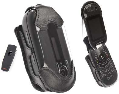Krusell Leather Case - 87176 for Motorola PEBL U6