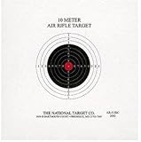 National Target Single Bull Red Center Air Rifle Target