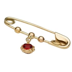 14k Yellow Gold Ladybug Baby Pin