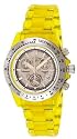 Invicta Women's Anatomic Collection Yellow Thermopolymer Chronograph Watch #3112
