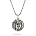 Sterling Silver Gemini Zodiac Pendant May 21 - June 21 - 16 inches