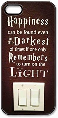 Custom iPhone 5S 5 5G Case , Happiness Can Be Found Even In The Darkest Of Times Hard Plastic Protective Cases Cover by Foreverway --1220