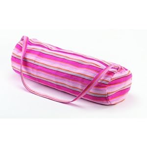 Hugger Mugger Recycled Paper Yoga Mat Bag (Candy Stripe) -- DUPLICATE OF ASIN B0011ZVCL4