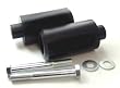 06-09 Yamaha FZ1 No Cut Black Frame Sliders