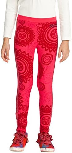 Desigual Big Girls' Knit Leggings with Circular Graphics