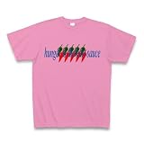空き腹に不味い物なし Tシャツ(ピンク) M
