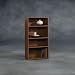 Sauder Beginnings 4 Shelf Bookcase Mission Cherry