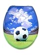 3D Toilettendeckel WC Deckel WC-Sitz: FUSSBALL FU�BALL
