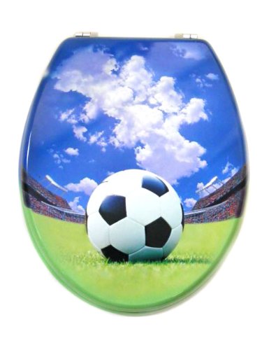 WC-Sitz Toilettendeckel * Fußball *