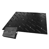 Auralex HD88C-CASE HD 88 Conert Drum Riser; 12- 23 3/4x 31 3/4x 1 HD-tc Platform in Black Only with 2-HoverDeck 25x36x10 Road Cases in Black Only
