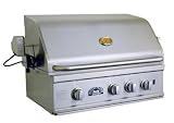 Sole Gourmet 32" Stainless Steel Luxury Gas Grill with Rotisserie Kit