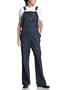 Dickies Women's Bib Overall, Vintage Blue, Large