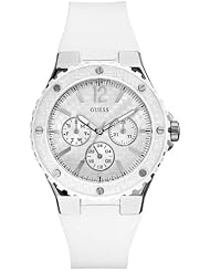 Guess W90084L1 Ladies OVERDRIVE White Watch
