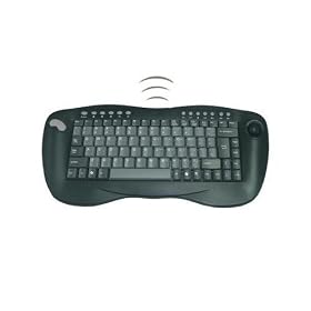 Universal Wireless Trackball Keyboard & Media Console