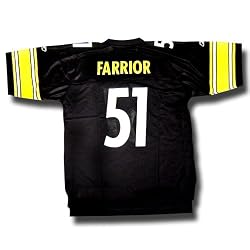James Farrior #51 Pittsburgh Steelers NFL Replica Player Jersey (Team Color)