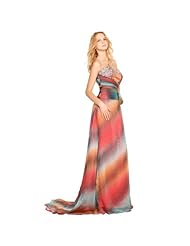 Strapless Sweetheart Crystal Ruched Beaded Chiffon/Polyester Full Length Empire   Waistline Sleeveless Evening Dress/Prom Dress/Party Dress  with a Brush/Sweep Train 