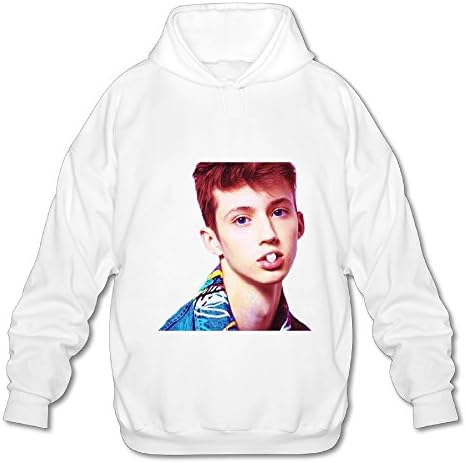 Troye Sivan Tour 2016 Talk Me Down White Hooded Sweatshirt For Men
