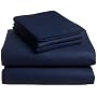 Pike Street Fleece Full Sheet Set, Navy