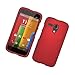 Eagle Cell Rubber Protector Case for Motorola G - Retail Packaging - Red