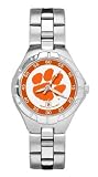 Logo Art NCAA Clemson Tigers Pro II Women's Stainless Steel Bracelet Watch