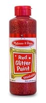 Melissa & Doug Red Glitter Paint (8 oz)