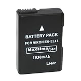 Maxsima - ENEL14, EN-EL14 fully Compatible Battery for NIKONby Maxsimafoto