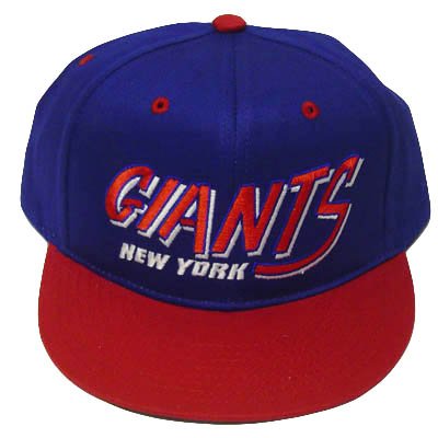 NFL NEW YORK GIANTS BLUE OLD SCHOOL SNAPBACK CAP HAT