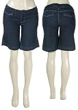 PARIS BLUES Stretch Culotte Denim Shorts